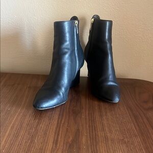 Jimmy Choo | Black Leather Ankle Boots